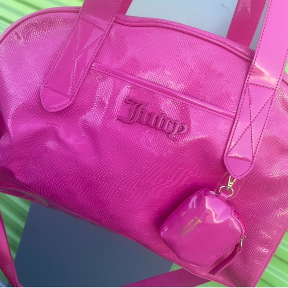 Juicy Couture Vibrant Pink Travel Bag - Picture 2 of 5